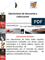 Operaciones de Descuento y Redescuento PDF