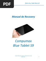 Manual Recovery Tableta Compumax PDF