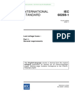 International Standard: Low-Voltage Fuses - General Requirements