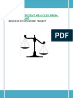 Rolling Deficient Vehicles From Assembly Line: Business Ethics Group Project