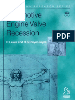 Automotive Engine Valve Recession