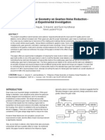 Influence of Gear Geometry On Gearbox Noise Reduction - An Experimental Investigation