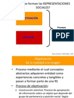 Cómo Se Forman Las Representaciones Sociales (Esquema Resumen, Moscovici)