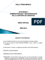 Actividad 4 Administracion y Recuperacion de La Cartera de Creditos