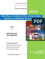 Practica #1 Cuenta Total de Bacterias Mesofilas en Alimentos