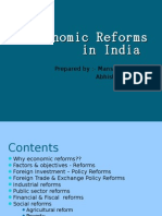 Economic Reforms in India (1990-2008)