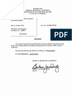 Dr. Paul Frohna California Medical Board Documents 