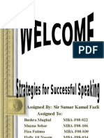 Strategies For Successful Speaking