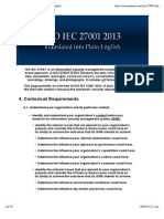 ISO IEC 27001 2013 Translated Into Plain English