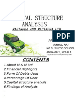 Mahindra and Mahindra Analysis