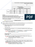 FG Conjugação Pronominal Funções Sintáticas Tempos Simples e Compostos