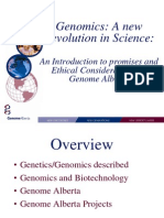 Genomics: A New Revolution in Science:: An Introduction To Promises and Ethical Considerations by Genome Alberta