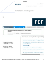 Recruitment of Administrative Officers (Scale-: Guidelines For Scanning The Photograph & Signature