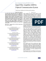 Erbium Doped Fiber Amplifier (EDFA) For C-Band Optical Communication System