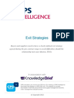 Exit Strategies