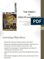 The Family in Health and Disease: Dept. of Public Health & Preventive Medicine Faculty of Medicine Padjadjaran University