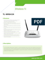 TL-WR841N V9 Datasheet