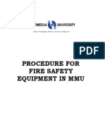 Dm364 - Procedure For Fire Safety Equipments in MMU