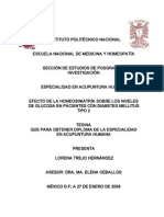 493 - Efecto de La Homeosiniatria Sobre Los Niveles de Glucosa en Pacientes Con Diabetes Mellitus Tipo 2 PDF