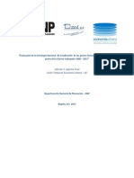 Evaluación de La Estrategia Nacional de Erradicación de Las Peores Formas Del Trabajo Infantil y Protección Al Joven Trabajador 2008 - 2015