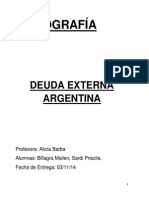 Monografía Deuda Externa