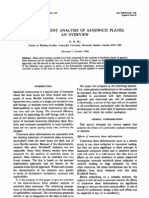 Finite Element Analysis of Sandwich Plates