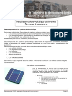 Dossier Ressource Installation Photovoltaique Autonome EE2 3