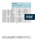 Lista Maestra de Ingenieria Caja de Transmision