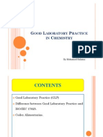 Good Laboratory Practice in Chemistry