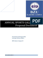 Sports Gala 2014 - Proposal For Sponser Final