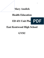 Unit Plan Healthy Relationships 3