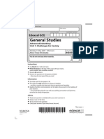 General Studies: Edexcel GCE