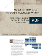 Practical Rules For Product Management