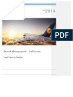 Brand Analysis Lufthansa - Brand Management