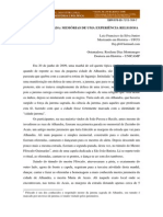 Memórias de Uma Experiência Religiosa PDF