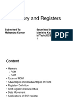 Memory and Shift Register