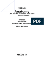 Anatomy MCQ Abdomen and Thorax