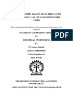 Report On Failure Modes in Reactor Pressure Vessel - Incomplete