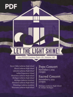 Let The Light Shine - WELS Choral Fest Program