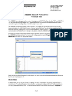 ASE2000 Network Protocol Use