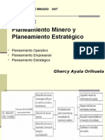 Planeamiento Minero y Estrategico