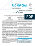 Ley 1333 de 2009 Procedimiento Sancionatorio Ambiental