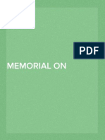 Memorial On Behalf of The Petitioner