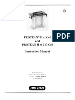 PROTEAN II Xi 2-D Cell - Instructions