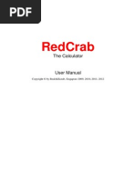 RedCrab 4.13 Manual 