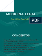 Concepto y Definicion de Medicina Legal