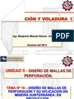 Perforacion y Voladura I - Tema 18