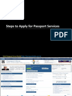 Steps To Apply For Passport Services