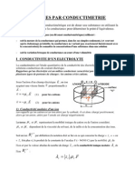 Cours Conductimetrie