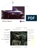 1994 SAAB 9000 Owner's Manual (OCR)